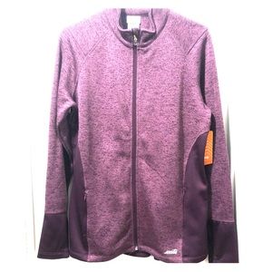 Purple avia jacket with thumb holes sz large